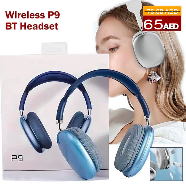 EchoWave P9 Wireless Headphones 2025